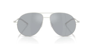 Moncler ME4002 unisex Silver Pilot Sunglasses