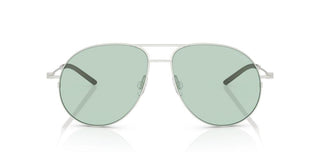 Moncler ME4002 unisex Silver Pilot Sunglasses