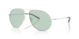 Moncler ME4002 unisex Silver Pilot Sunglasses