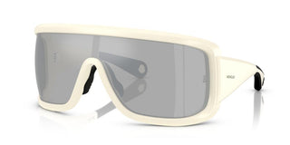 Moncler ME8003 unisex White Shield Sunglasses