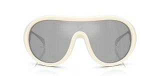 Moncler ME8004 unisex White Shield Sunglasses