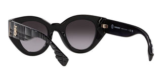 Burberry MEADOW BE 4390 women Black Squared Sunglasses