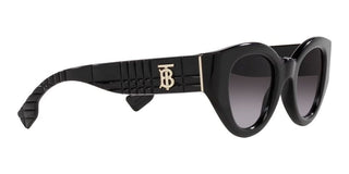 Burberry MEADOW BE 4390 women Black Squared Sunglasses