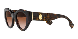 Burberry MEADOW BE 4390 women Havana Squared Sunglasses