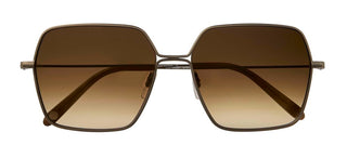 Garrett Leight MEADOW SUN women Gold Geometric Sunglasses