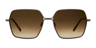 Garrett Leight MEADOW SUN women Gold Geometric Sunglasses