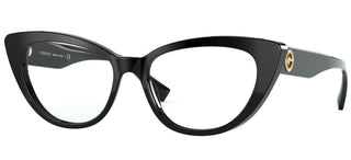 Versace MEDUSA ICON VE 3286 women Black Cat Eye Eyeglasses