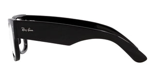 Ray-Ban MEGA WAYFARER RX 0840V unisex Black Geometric Eyeglasses