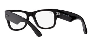 Ray-Ban MEGA WAYFARER RX 0840V unisex Black Geometric Eyeglasses