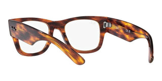 Ray-Ban MEGA WAYFARER RX 0840V unisex Havana Geometric Eyeglasses