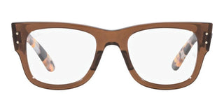 Ray-Ban MEGA WAYFARER RX 0840V unisex Brown Geometric Eyeglasses