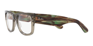 Ray-Ban MEGA WAYFARER RX 0840V unisex Green Geometric Eyeglasses