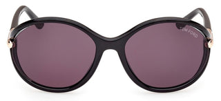 Tom Ford MELODY FT 1090 women Black Round Sunglasses