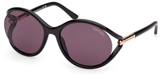 Tom Ford MELODY FT 1090 women Black Round Sunglasses