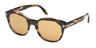 Tom Ford MERT FT1180 unisex Havana Round Sunglasses