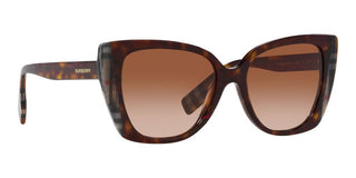 Burberry MERYL BE 4393 women Havana Butterfly Sunglasses