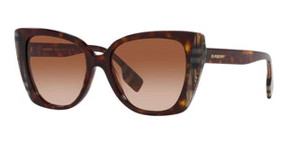 Burberry MERYL BE 4393 women Havana Butterfly Sunglasses