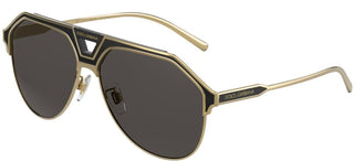 Dolce & Gabbana MIAMI DG 2257 men Gold Pilot Sunglasses