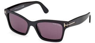 Tom Ford MIKEL FT 1085 women Black Squared Sunglasses