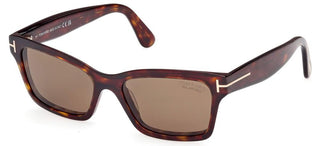 Tom Ford MIKEL FT 1085 women Havana Squared Sunglasses