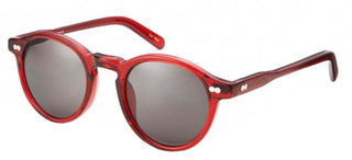 Moscot Miltzen Men Red Round Sunglasses