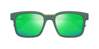 Maui Jim MJ0659SA men Green Squared Sunglasses