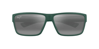 Maui Jim MJ0661S men Green Squared Sunglasses