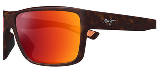 Maui Jim MJ0662SA men Havana Squared Sunglasses