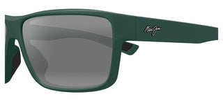 Maui Jim MJ0662SA men Green Squared Sunglasses