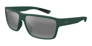 Maui Jim MJ0662SA men Green Squared Sunglasses