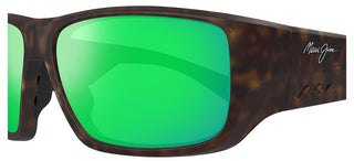 Maui Jim MJ0664SA men Havana Squared Sunglasses