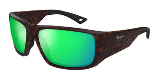 Maui Jim MJ0664SA men Havana Squared Sunglasses