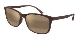 Maui Jim MJ0672S men Brown Squared Sunglasses