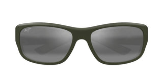 Maui Jim MJ0682S men Green Squared Sunglasses