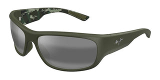 Maui Jim MJ0682S men Green Squared Sunglasses