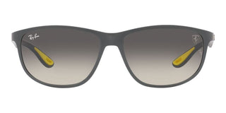 Ray-Ban MOD. 4394M unisex Grey Visor Sunglasses