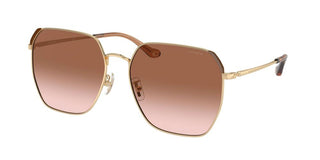 Coach MOD. 7165D women Rose gold Geometric Sunglasses