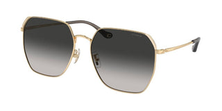 Coach MOD. 7165D women Gold Geometric Sunglasses