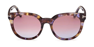 Tom Ford MOIRA FT 1109 women Havana Butterfly Sunglasses