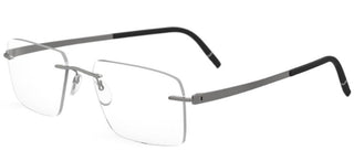 Silhouette MOMENTUM 5529/FF men Ruthenium Geometric Eyeglasses