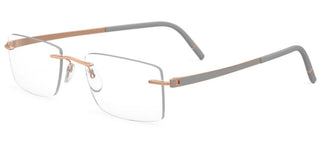 Silhouette MOMENTUM 5529/FG unisex Grey Geometric Eyeglasses