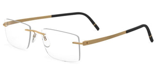 Silhouette MOMENTUM 5529/FG unisex Gold Geometric Eyeglasses