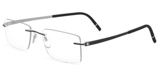 Silhouette MOMENTUM 5529/FG unisex Black Geometric Eyeglasses