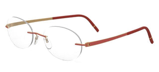 Silhouette MOMENTUM 5529/GA unisex Red Round Eyeglasses