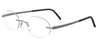 Silhouette MOMENTUM 5529/GA unisex Ruthenium Round Eyeglasses