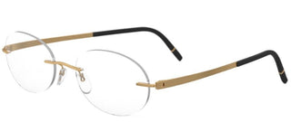 Silhouette MOMENTUM 5529/GA unisex Gold Round Eyeglasses