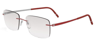 Silhouette MOMENTUM 5529/GH unisex Red Geometric Eyeglasses