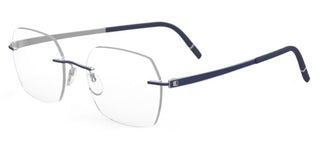 Silhouette MOMENTUM 5529/HB women Blue Geometric Eyeglasses