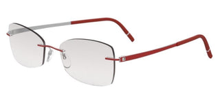 Silhouette MOMENTUM 5529/HC unisex Red Geometric Eyeglasses