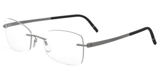 Silhouette MOMENTUM 5529/HC unisex Ruthenium Geometric Eyeglasses